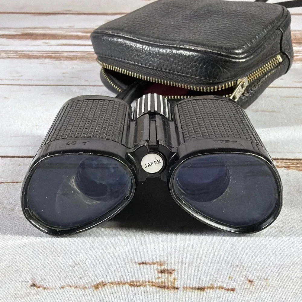 Nikon 6x18 8 Degree Compact Binoculars Made in Japan with Strap + Case